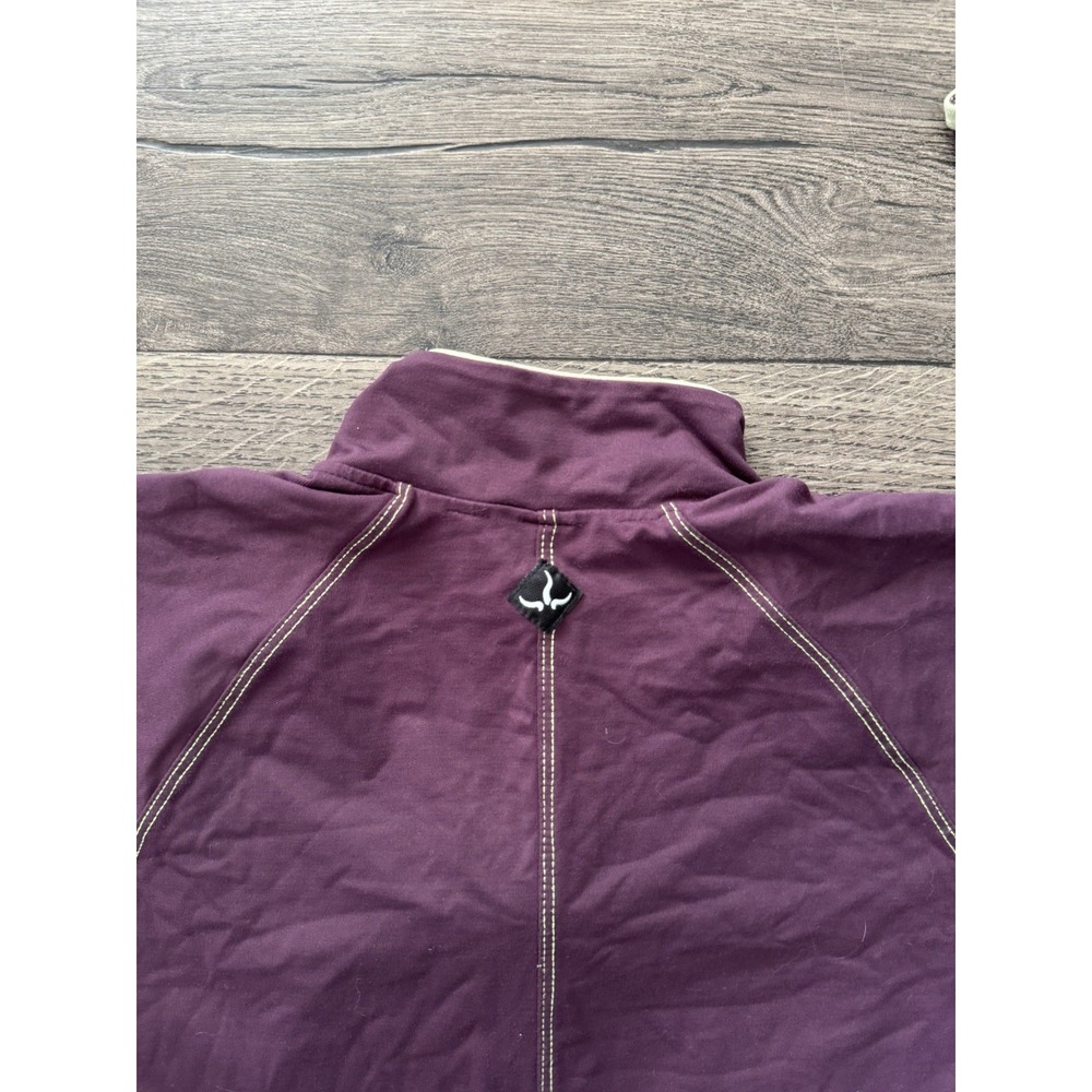 Prana Jacket Womens Small Purple Full Zip Athletic Stretch‎ Hiking Yoga USA Made - Picture 14 of 14